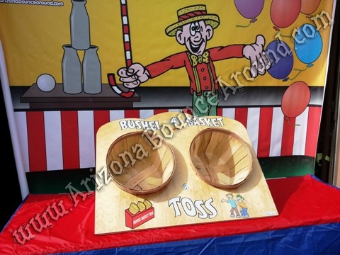 basket toss carnival game rental Denver Colorado